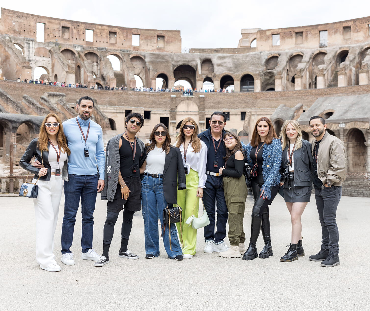 URDANETA-MONAT-FAMILY at Roma Coliseum