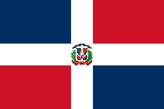 República dominicana Flag