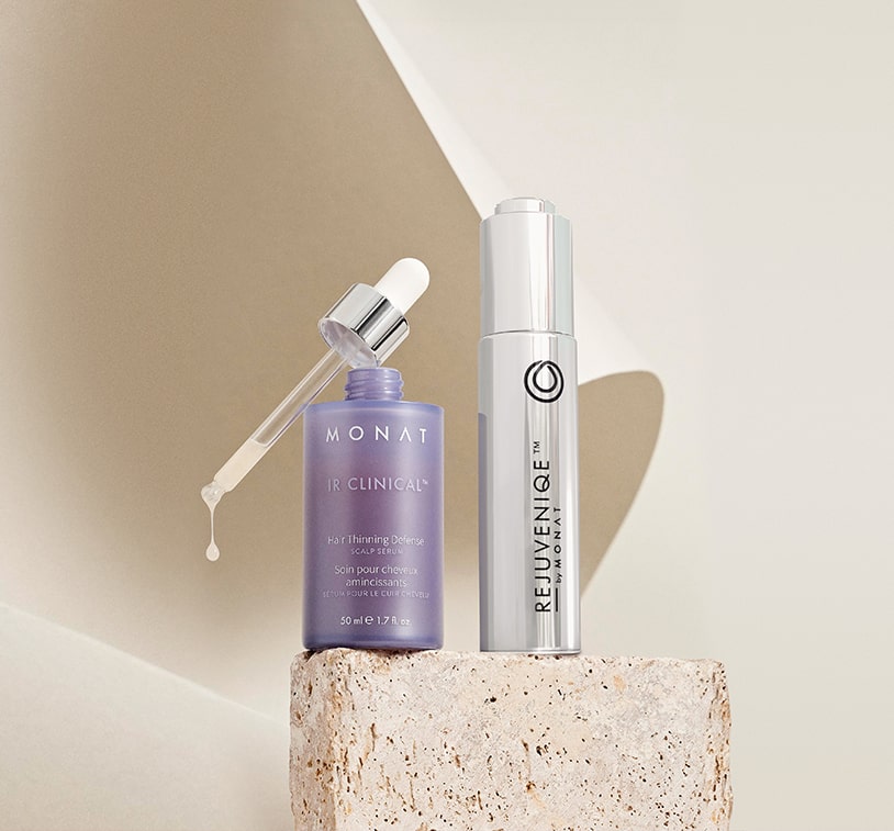 picture of rejuveniqe and ir clinical scalp serum