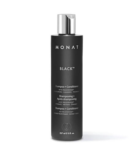 Monat black shampoo + conditioner