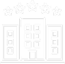 Hotel icon illustration