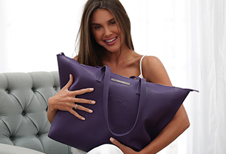 monat purple backpack