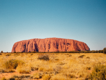 picture of Uluru also known as Ayers Rock 