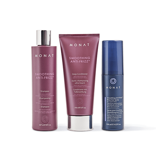 MONAT deals smoothing anti frizz trio