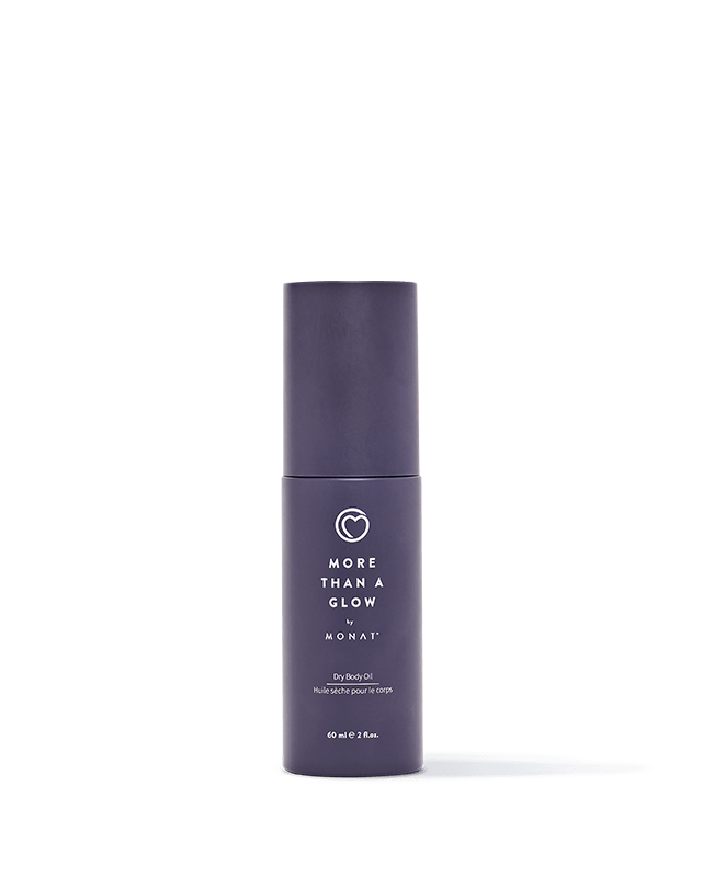 Image of a single bottle of 'More Than a Glow by MONAT' product against a white background.