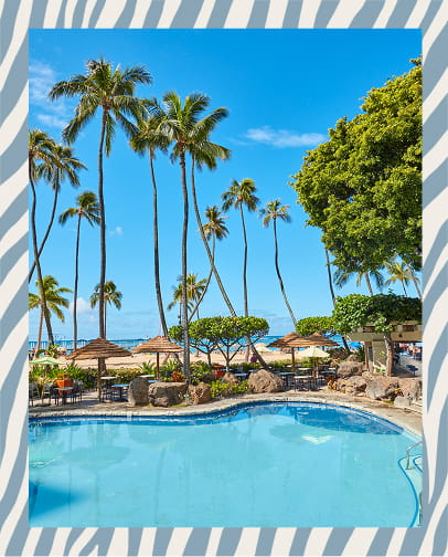 picture of private oceanfront lagoon